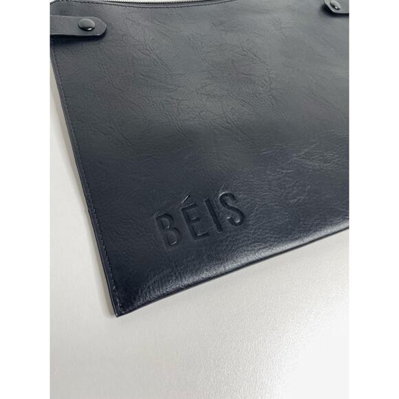 BEIS Black Flat Pouch 12 x 9 - Picture 2 of 7